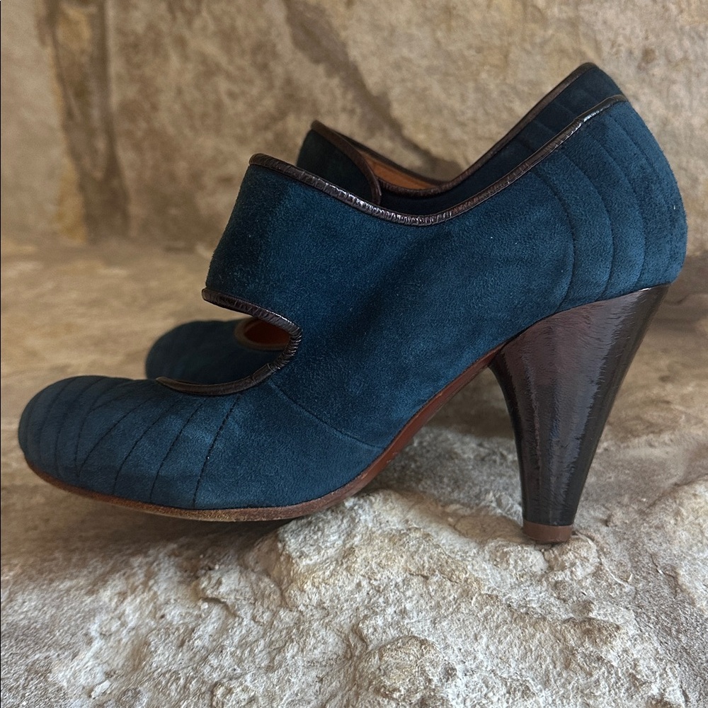 Chie Mihara Mary Jane Pumps Clogs size 37 / US 6 - Picture 3 of 7